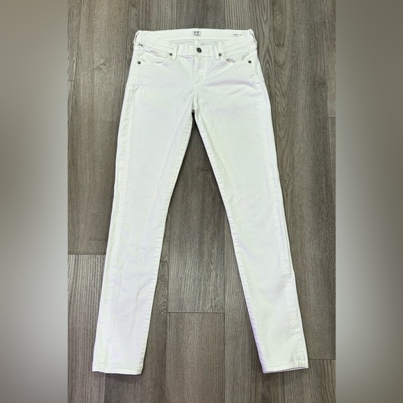 Citizens of Humanity Avedon Low Rise Skinny Leg Jeans White Women’s Size 27 - Picture 3 of 16